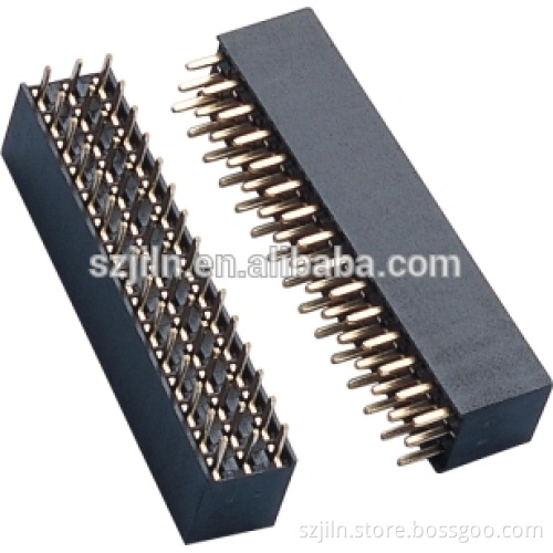 2.54mm Female Header Triple Row Straight/Right Angle 3 pin Connector